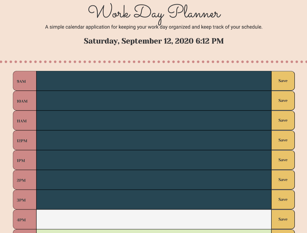 Weekly Planner